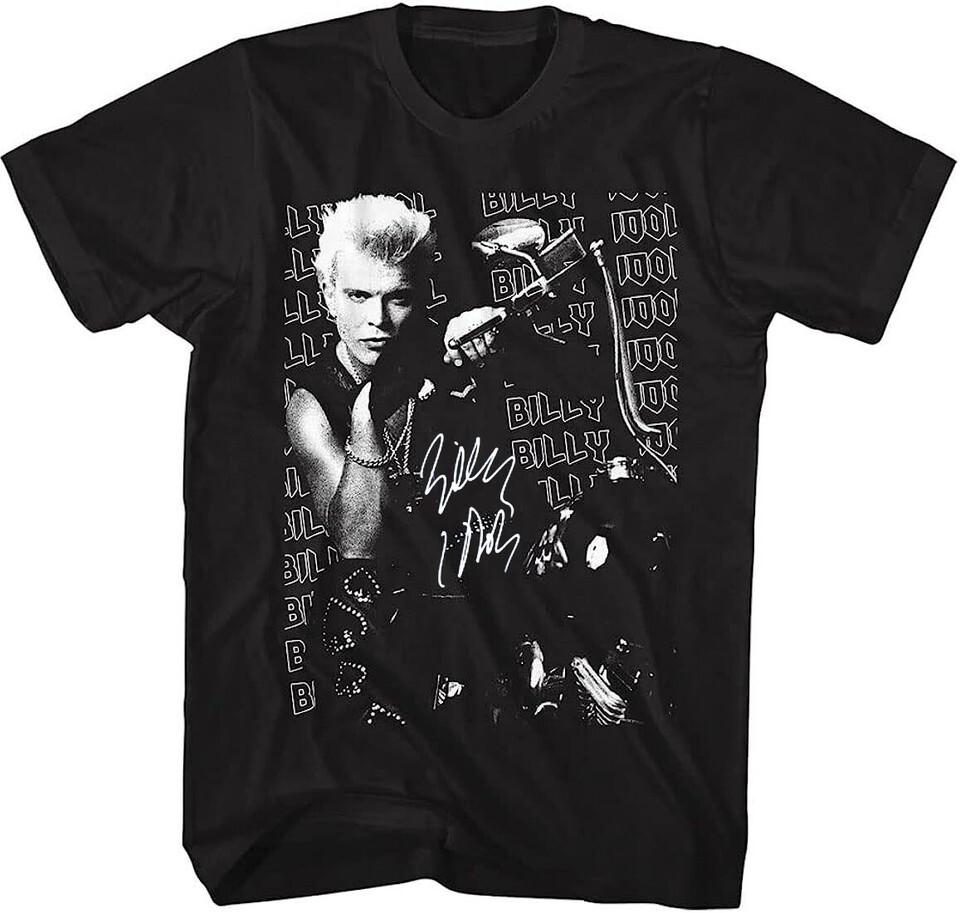 Vtg Billy Idol Live In Concert Cotton Black Full Size Unisex Shirt M