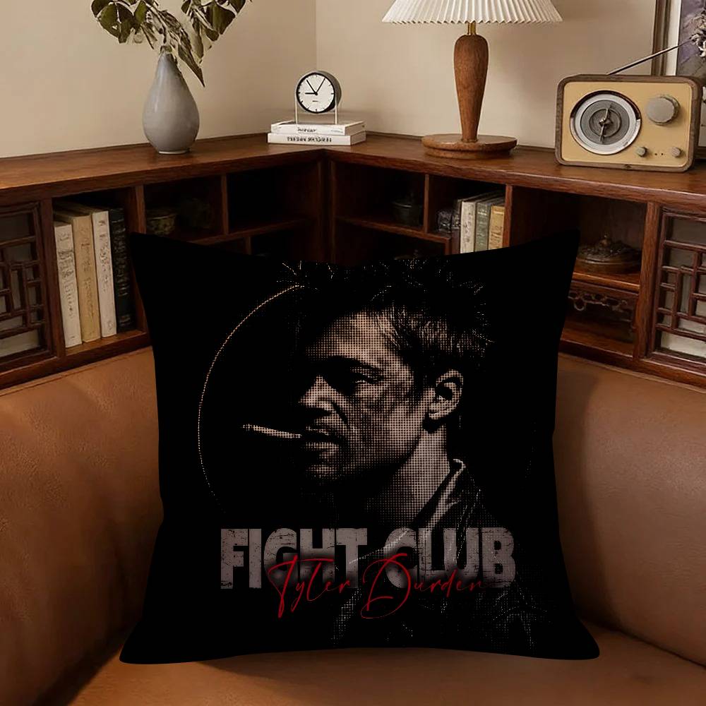 Movie F-Fight C-Club Cushion Cover Car Throw Pillow Case For Sofa Car Christmas Gift 40X40Cm 45X45Cm