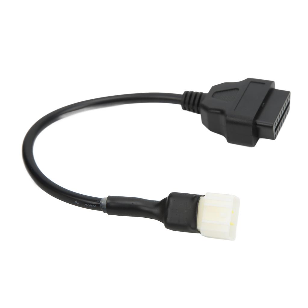 6 Pin Diagnostic Connector Cable OBD Diagnostic Adapter Replacement for Delphi Motorcycle
