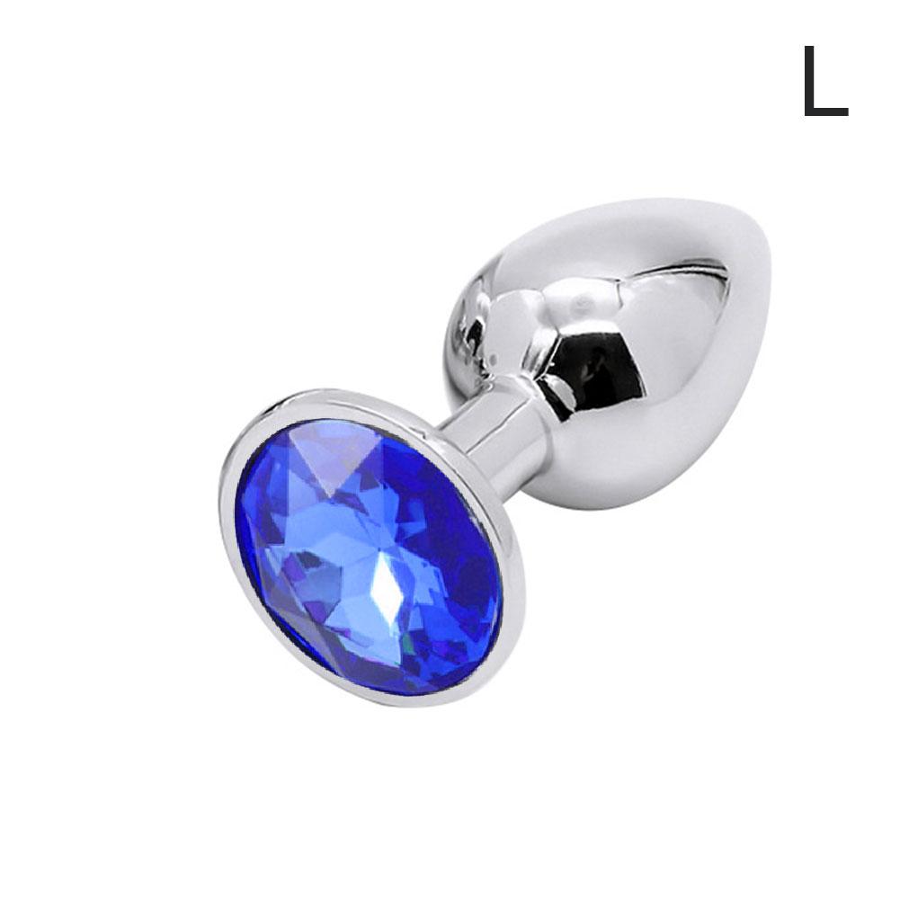 Multi Size Metal Diamond Anal Buttplug Toys for Men Women Couples Anal Expanders Sm Adult Sex Toys Gay Extreme Sex Bdsm Sex