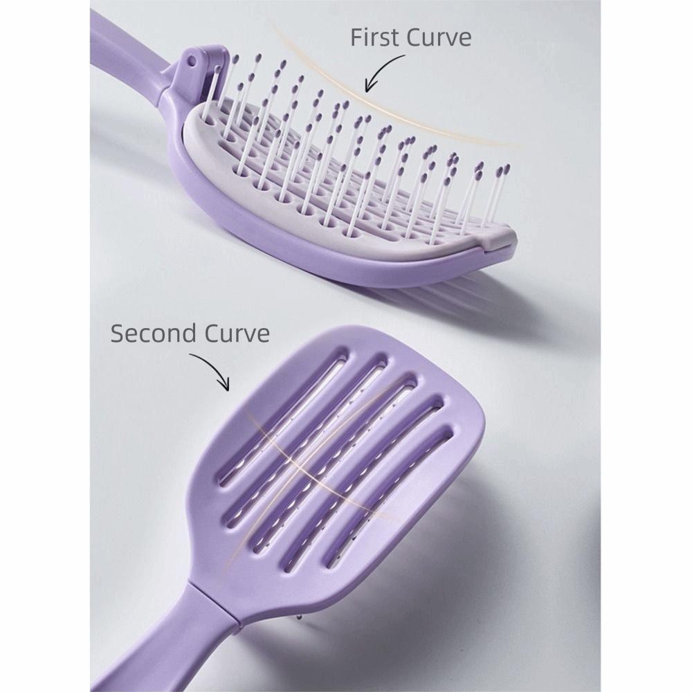Spring Bone Fold Volumizing Hair Brush Hollow Design Hair Styling Tool  Personal Care