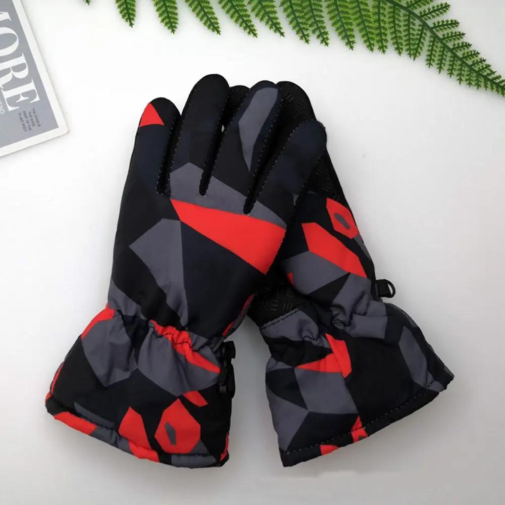 Mittens For Baby Kids Gloves Winter Warm Ski Gloves For Children Outdoor Riding Windproof Waterproof Toddlers Boys Girls 1-12 Y