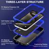 Hard 3IN1 Dustproof Defender Case for IPhone Air 17 Pro Max 16 E 15 14 Plus 13 12 11 PC+TPU OttBox Military Grade Anit-Drop Non-slip Protect Cover