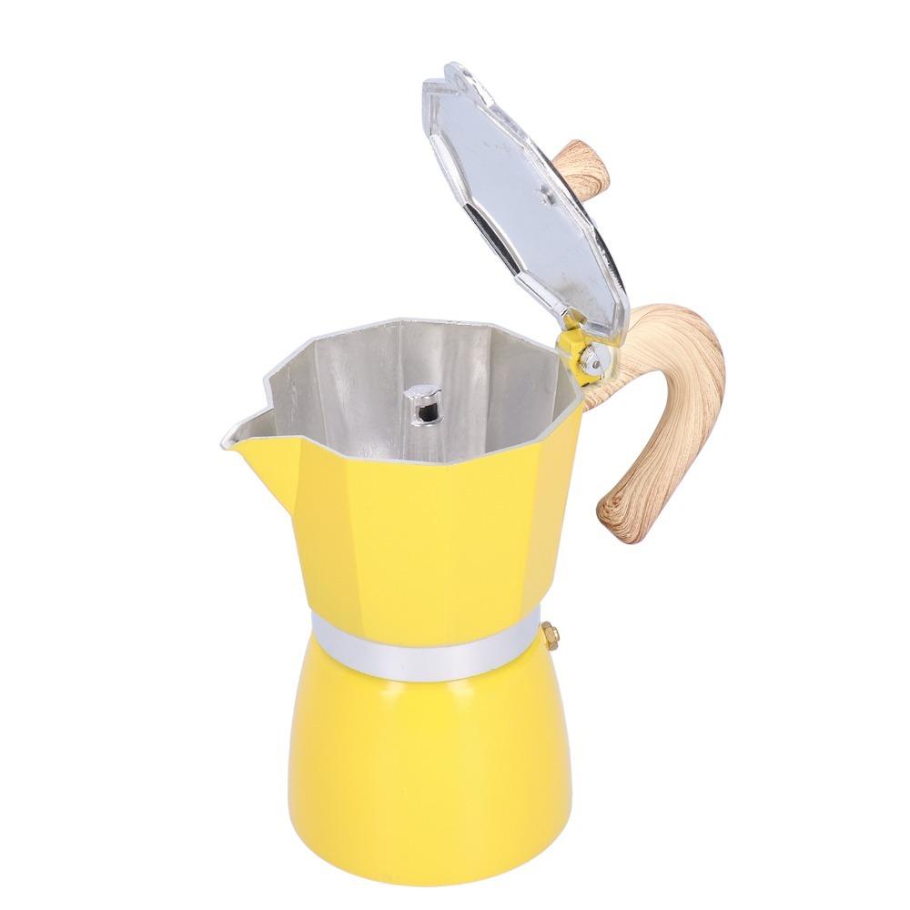 Aluminum Alloy Stovetop Espresso Maker 300ML Capacity Coffee Kettle Coffee Maker  Home Use