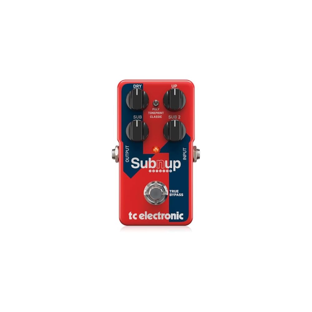 tc electronic Sub N Up Octaver Guitar Effects Pedal Compact Design True Bypass