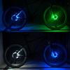 LED Bicycle Wheel Light Auto On Off Rechargeable Waterproof Front Tail Hub Lamp for Night Road Cycling Safety