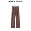 UR Women's Retro Plaid Wide-Leg Pants