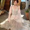 Women's V-Neck Knit Cardigan & A-Line Skirt Set