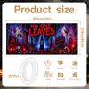7x16 FT Halloween Garage Door Banner Cover, Bloody Handprints Ghost