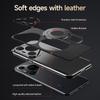 Vegan Leather Magnetic Case For Huawei Pura 80 Ultra Pro+ Plus Cover With Hidden Stand Bracket Thin New Trendying Shell Luxury