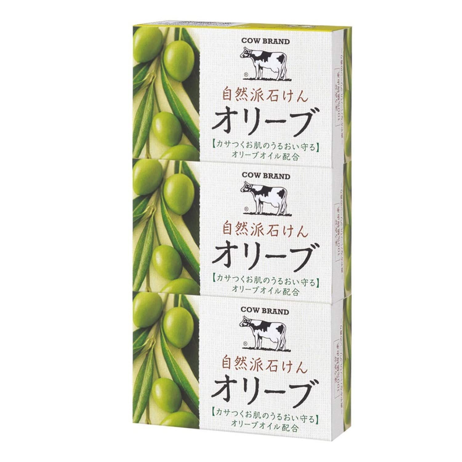 

Натуральное мыло Cow Brand Оливковое 100 г x 3 шт.