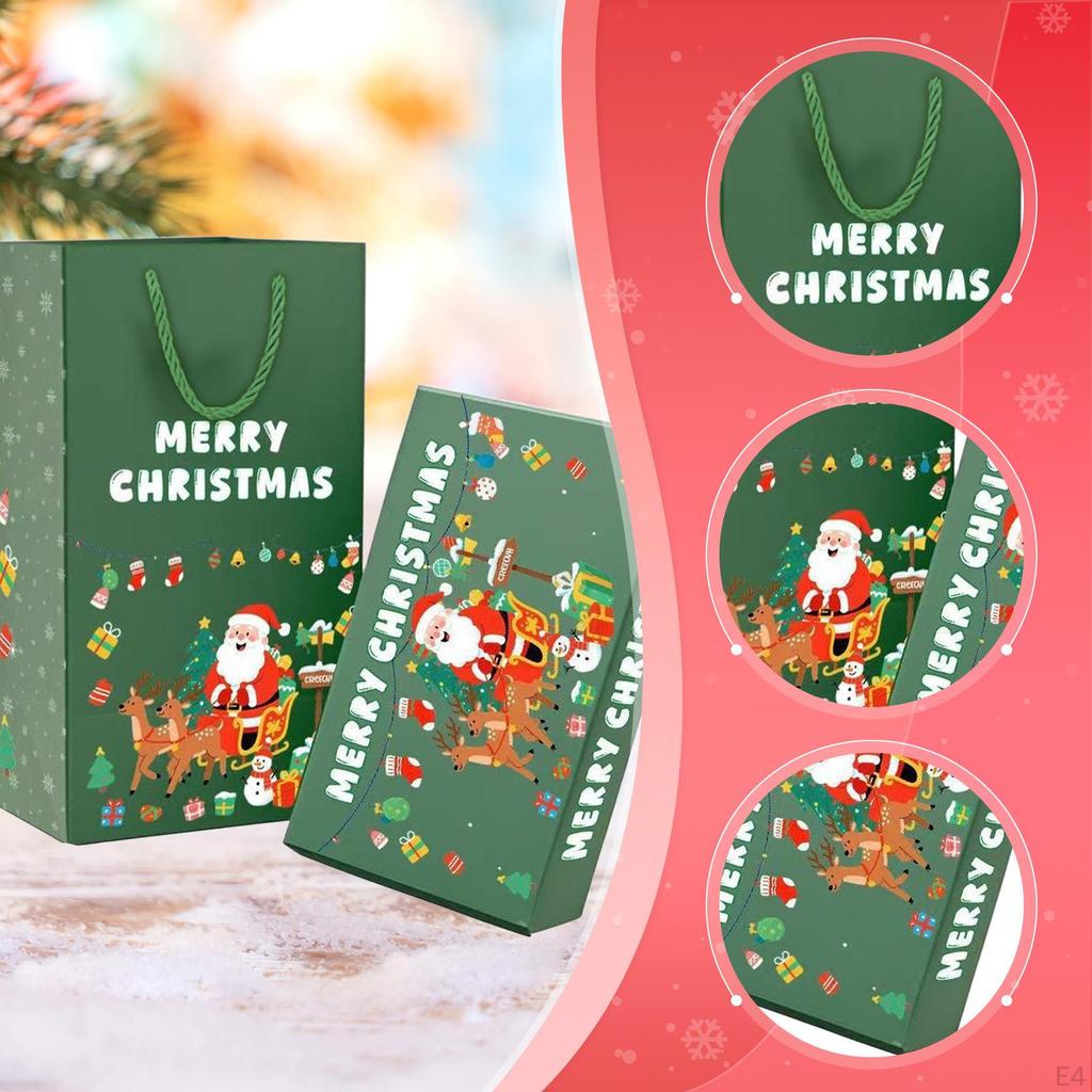 Christmas Gift Box Creative Decoration Folding Bouncing case Money for Holiday