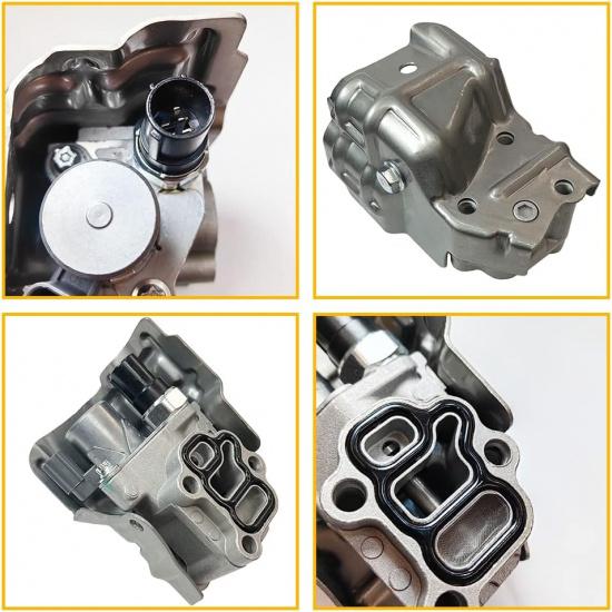 VTEC Solenoid Spool Valve w/Oil Pressure Switch & Gasket | Compatible with Honda Accord, CR-V, Element, Civic Si, Acura RSX, TSX, RDX | OE #