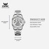 OPK Brand Men's Fully Automatic Mechanical Watch Waterproof Trend 6110