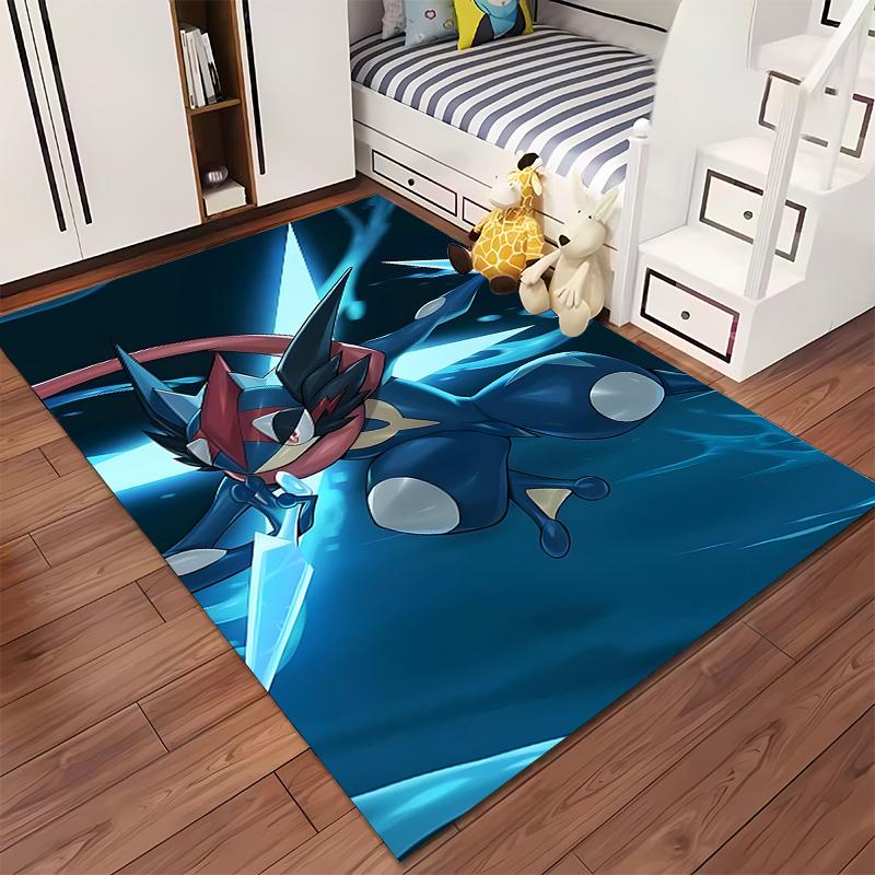 Greninja Printed Custom Carpet Non-Slip Mat Personalized Design Home Decoration Living Room Bedroom Washable