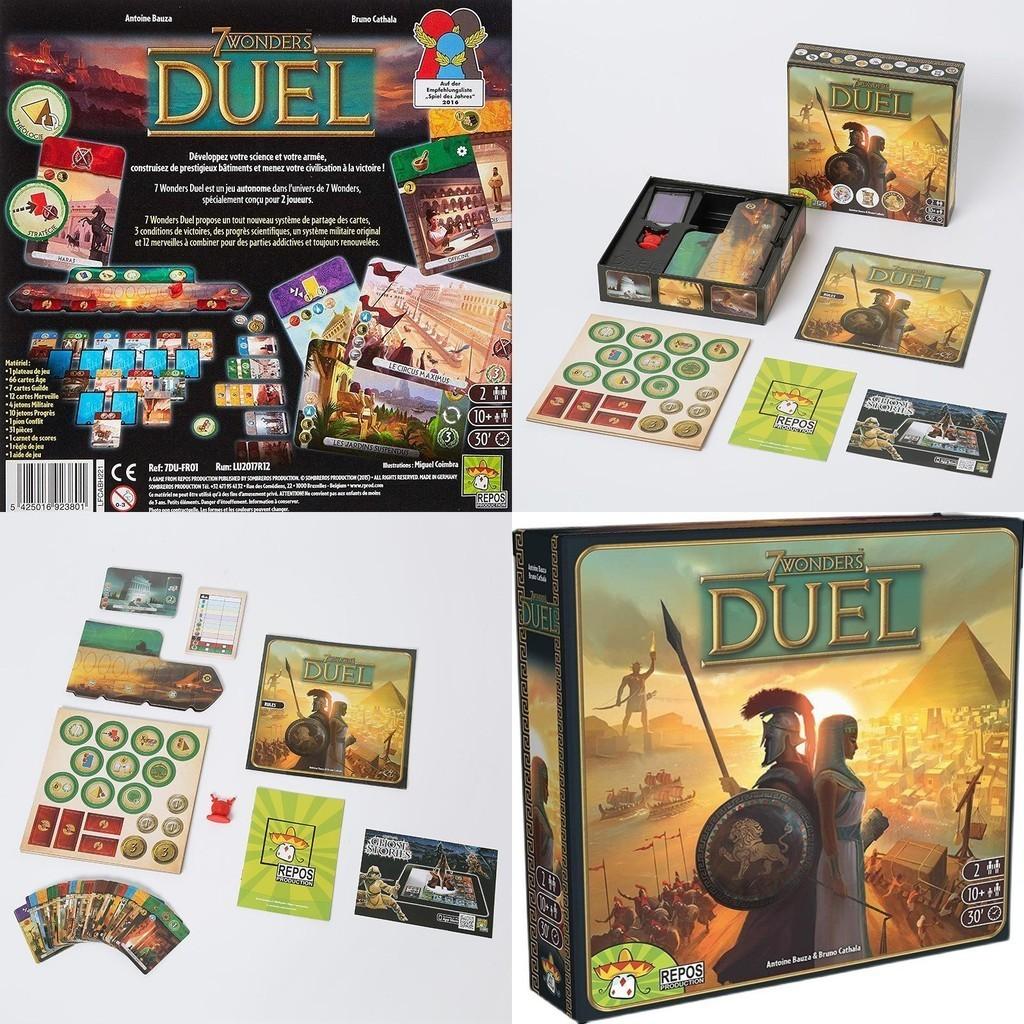 7 Wonders Duel Strategy Board Game For Adults Kids