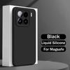 Liquid Silicone For Magsafe Case for Xiaomi Mi 15 13 14 12 Pro Ultra Redmi K50 K60 K70 K80 Matte Soft Magnetic Skin Cover