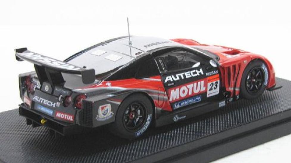 Ebro Motul Autech Super GT500 2010 Suzuka Test Finished Product 1/43 GT-R #23 Red/Silver