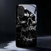 Gothic Thorn Skull Art Black Glass Phone Case For OnePlus 6 6T 7 7T 8 8T 9 10 Pro 11R 12R 13R Nord CE 2T 2 3 Lite N20 N30 Cover