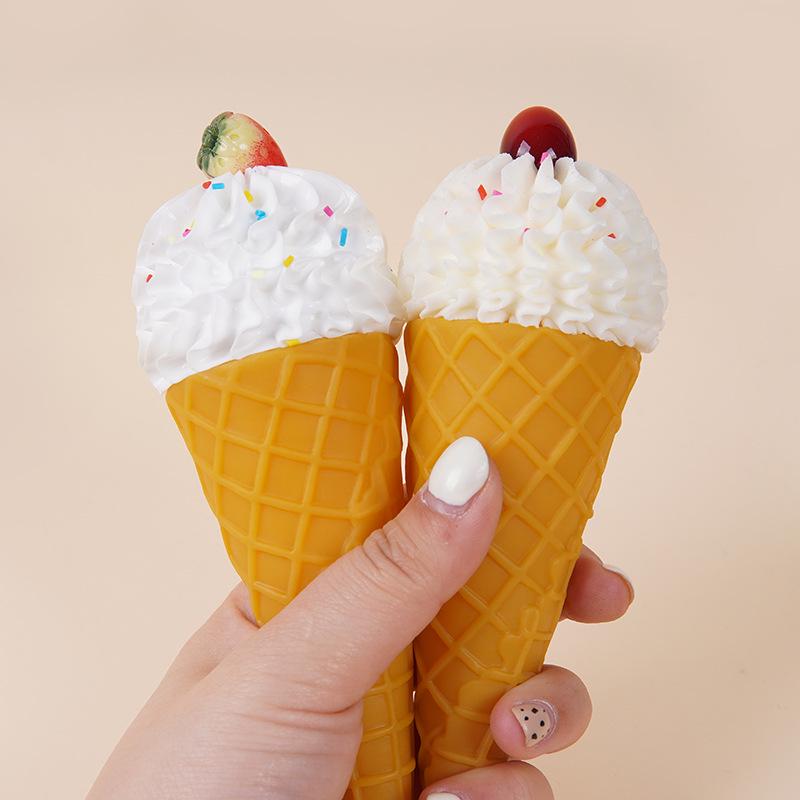 Fruit Cream Cone Claw Machine Toy for Milk Tea Shop Decor
