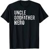BINA STORE Uncle T Shirt Cool Awesome Godfather Hero Tee B151220 Black