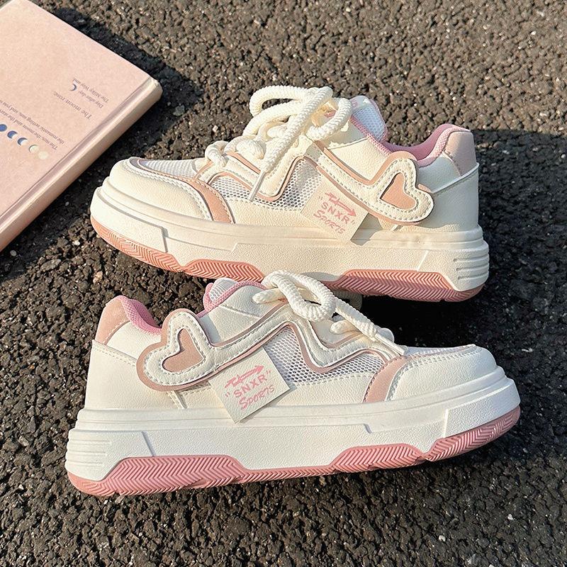 Fashion Women's Sneakers Pink Platform Woman Sports Shoes Female Harajuku Vulcanized Shoes Casual Comfortable Ladies Trainers