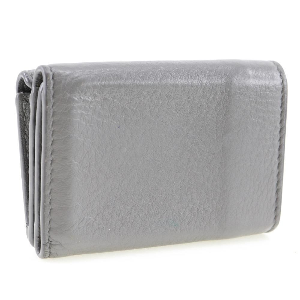 BALENCIAGA Paper wallet Tri-fold wallet Calfskin unisex Used