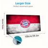 FC Bayern Munich Logo Color Mouse Pad Large Gaming Table Cushion Non-slip Laptop Tablet Big Mousepad XXL Mat Mini PC Playmat With Lock edge