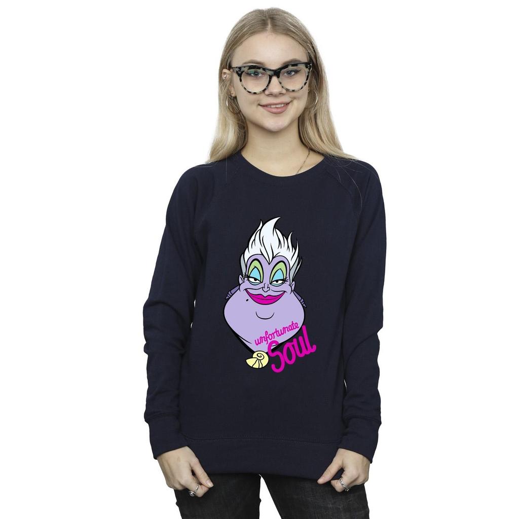 Disney Womens/Ladies Villains Ursula Unfortunate Soul Sweatshirt