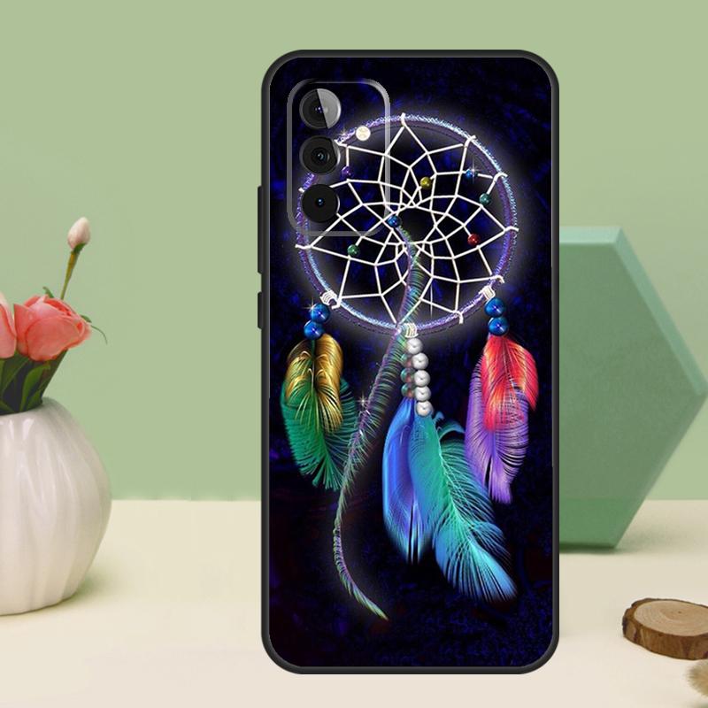 Retro Feather Dreamcatcher For Samsung Galaxy A06 A16 A26 A36 A56 A52 A53 A33 A13 A34 A54 A14 A15 A35 A55 A22 A32 Case