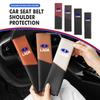 For Lada 2pcs Leather Splicing Car Seat Belt Pad Interior Accessories Niva Vesta 4X4 Samara Kalina Largus Priora Granta