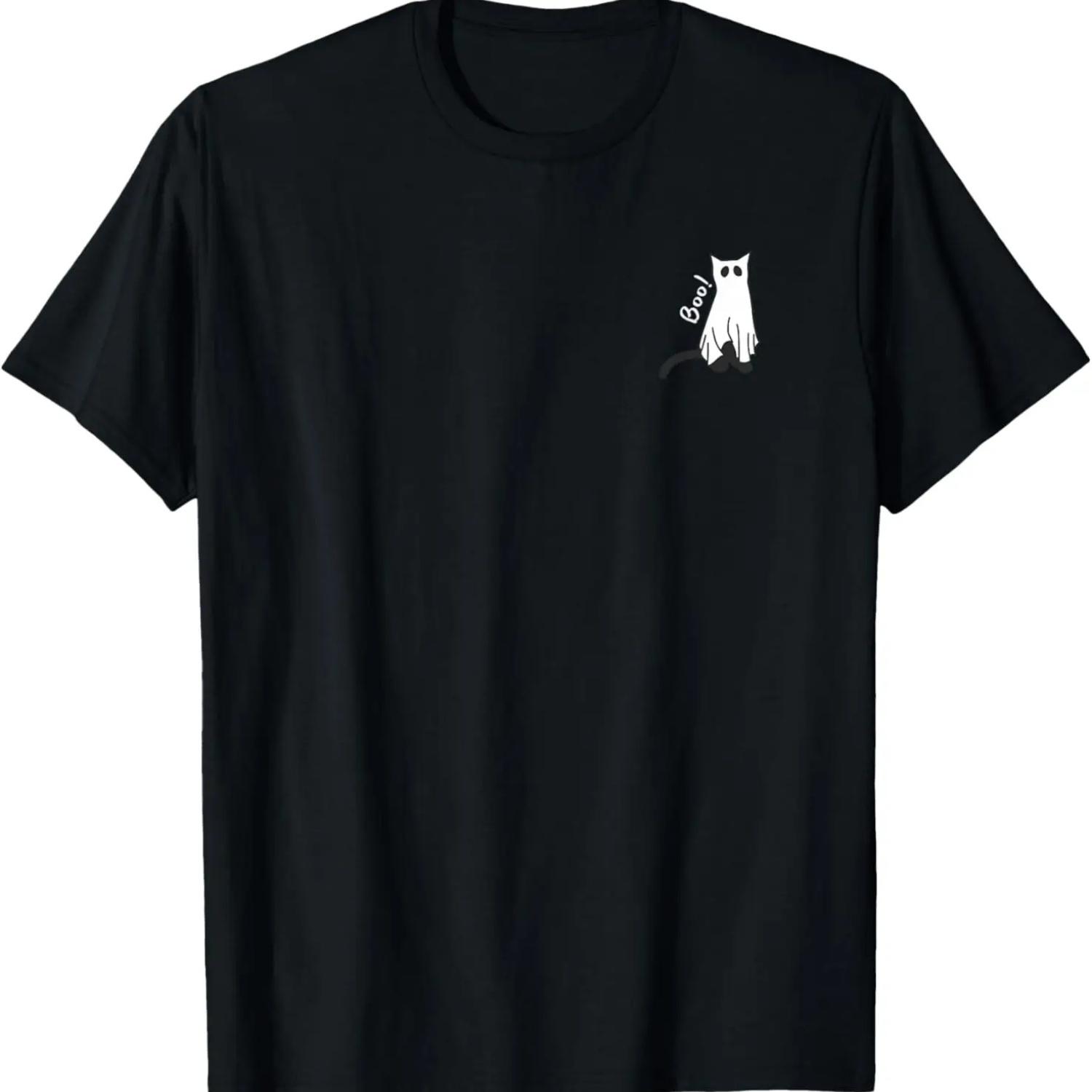 

Ghost cat T-Shirt S чёрный