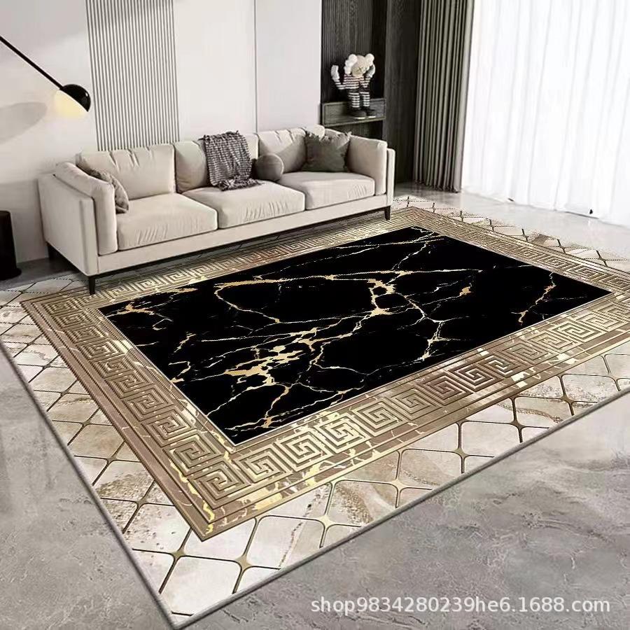 European Style Living Room Decoration Carpet Coffee Table Mat Bedroom Study Carpet Anti Slip and Wear-resistant