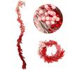 Christmas Garland Artificial Red Berry/Norfolk Pine Garland for Winter Fireplace Indoor Outdoor Holiday Decor