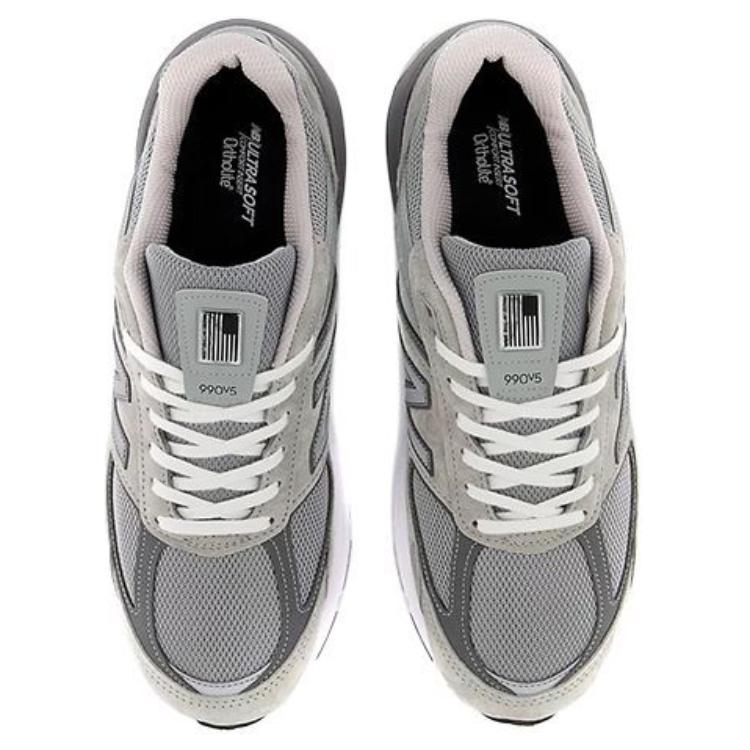 New Balance 990v5 Made in USA 2E Wide Castlerock Men Sneakers Grey M990GL5-2E