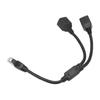 RJ45 Ethernet Adapter Cable Extension 1 To 2 Port Excellent Connection Transmission Good Signal
