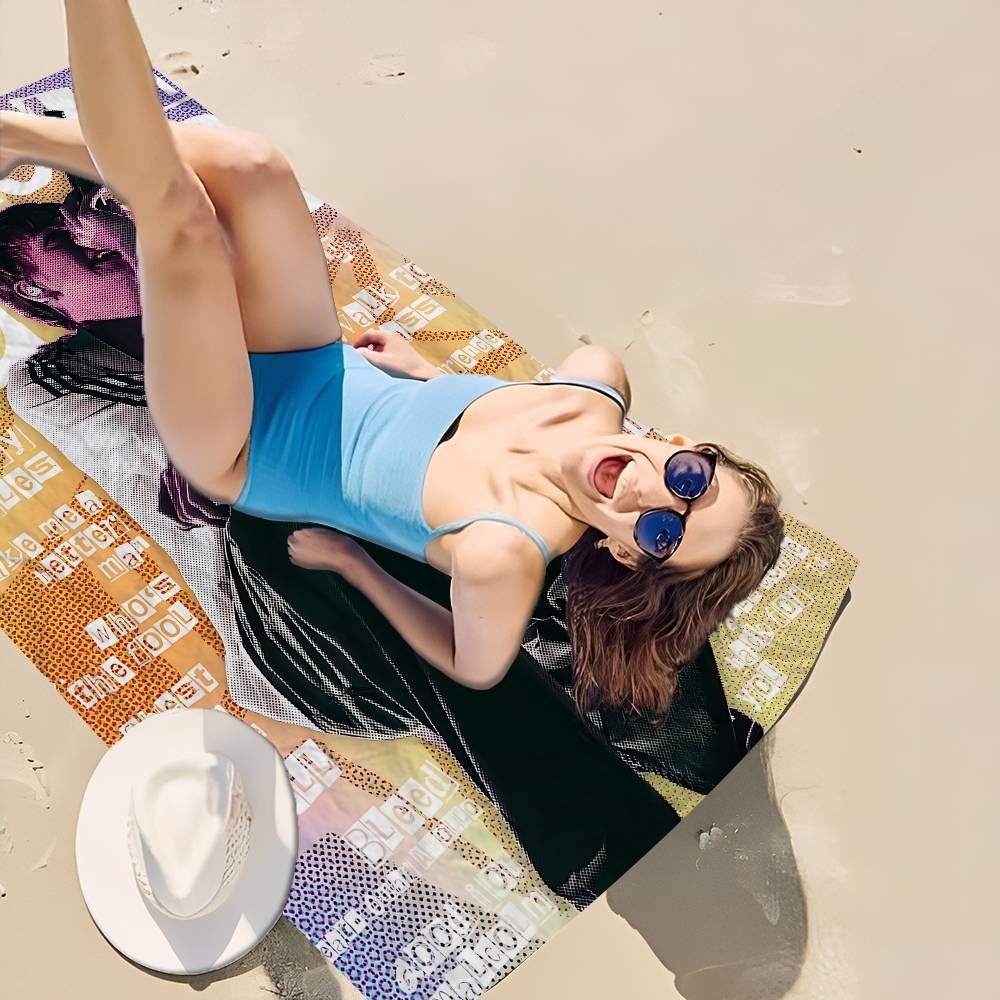 Music M-Malcolm T-Todd Microfiber Beach Towel Absorbent Quick dry Soft Yoga Swimming Resort Mountain Climbing Towel