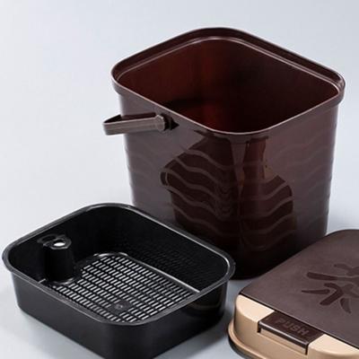 Leak-Proof Tea Residue Bucket Easy To Clean Plastic Household Tea Bucket Separable Big Capacity Tea Table Waste Water Bucket