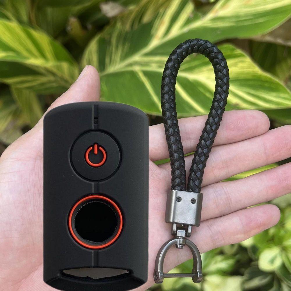 Silicone Motor Key Cover Case Accessories for Yamaha NVX NVX155 XMAX XMAX300 QBIX AEROX JAUNS 2 Buttons Smart Remote Keychains