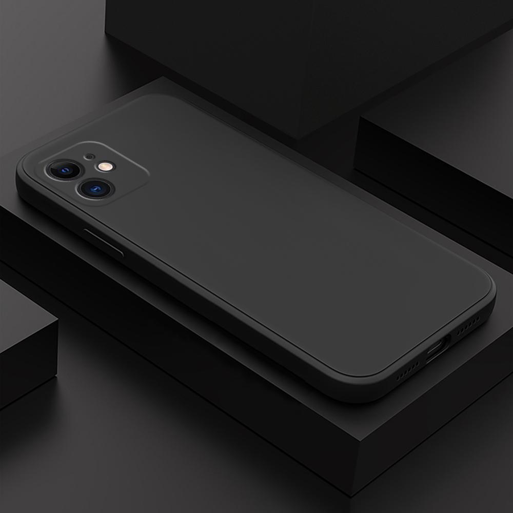 Stylish Solid Color Straight Edge TPU Case Ultra-Thin Phone Case for Samsung A12 A32 S20 S21 Huawei Honor 9A 9X 9S Xiaomi Redmi 9T 9A 9 10