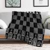 Chess Fan Chess Player Grand Master of Chess White Throw Blanket All Season Lightweight Soft Blanket for Bed