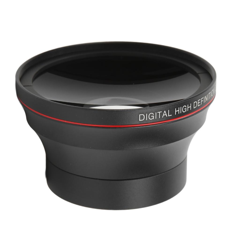 52mm 0.43X Wide Angle Lens Optical Glass Camera Lens with Macro Lens for Landscape Photography