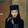 Winter Damen Hardtop Barett Hut Großbritannien Herbst Weiß Schwarz Wollfilz Pillbox Hut Retro Elegant Fedora Malerhut Damen Baretts