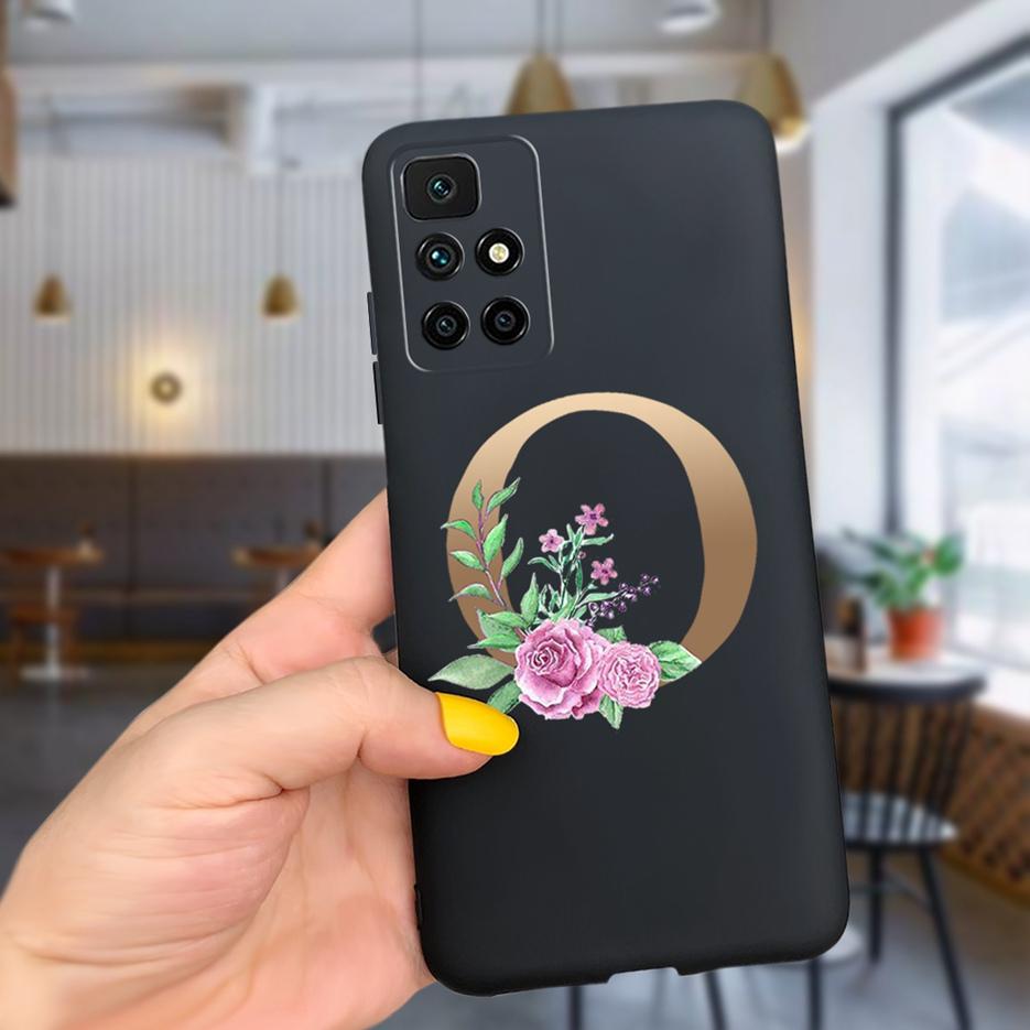 For Xiaomi Redmi 10 Case Simple Fashion Letters Cover 6.5'' Silicon Soft TPU Case For Xiaomi Redmi 10 Redmi10 Coque Funda Bumper