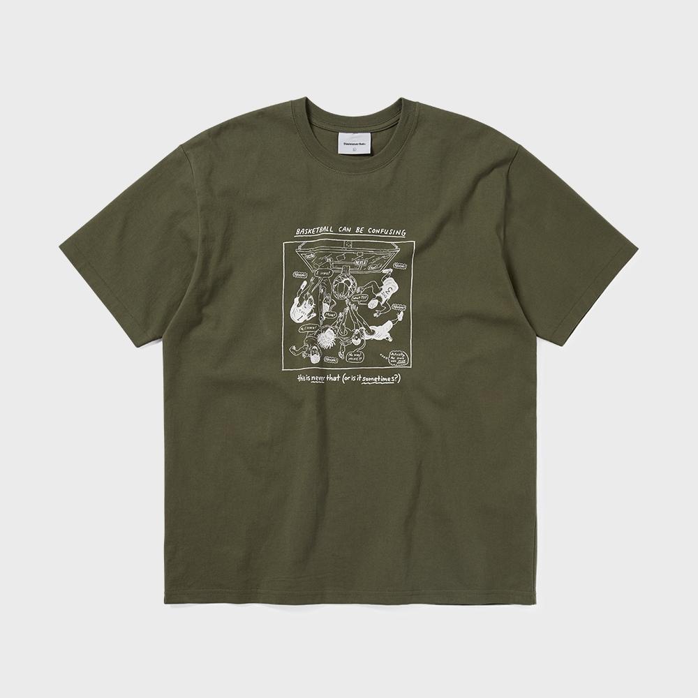 ThIs Is Never That Went Basketball Tee Olive S