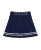 CHUCUCHU Air Punching Pleated Skirt (Navy) Cbfss-Sk002W