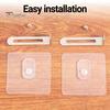 Self-adhesive Furniture Safety Devices 2Pcs Anti-falling Device No Drilling Required L Bracket Transparent Seamless Wall Anti Tips for Adhesive