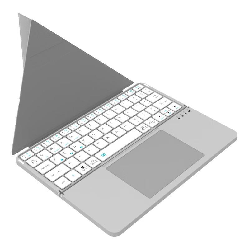 OLOEY Leather Touch Foldable Bluetooth Keyboard