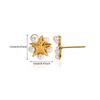 Dainty Hanging Shell Pearl Starfish Stud Earrings For Women Elegant Gold Color Stainless Steel Drop Earrings Jewelry Party 2025