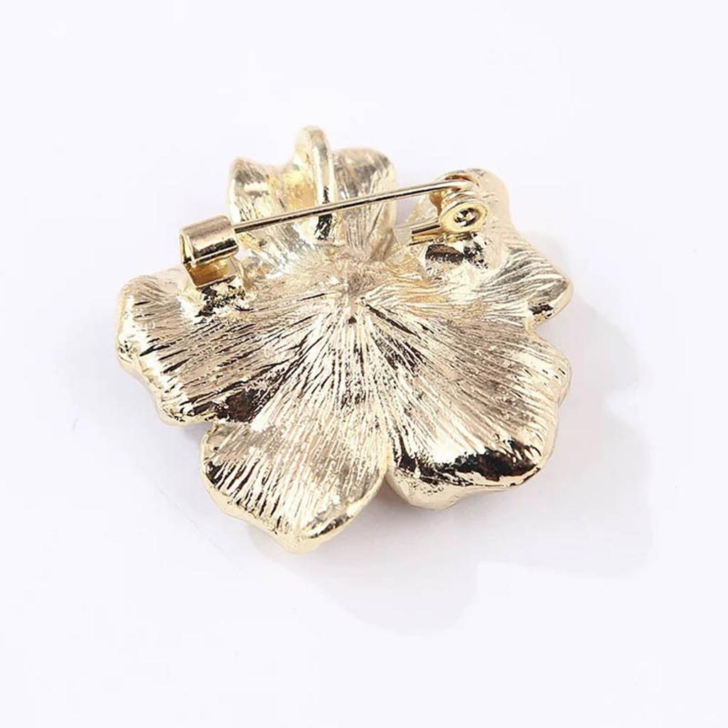 Flower Enamel Adornment Formal Event Jewelry Handmade Flower Clothing Jewelry Alloy Texture for Various Occasion